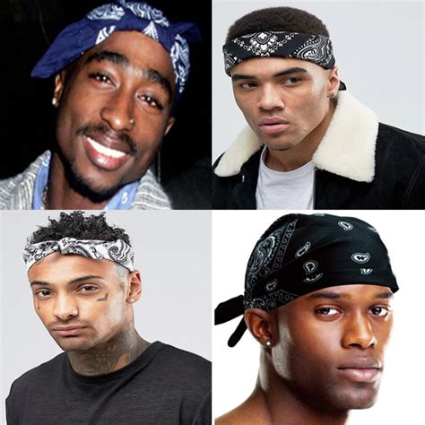 different bandana styles for men.